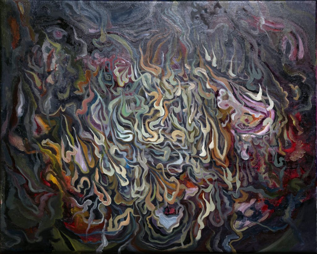 "Sin Título" con técnica óleo sobre lienzo, 2017.